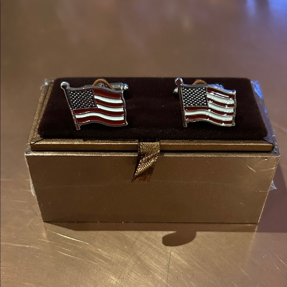 American Flag Cufflinks
